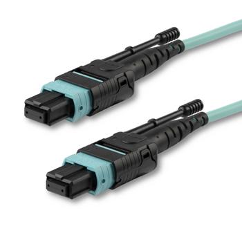 STARTECH 5M MPO / MTP FIBER OPTIC CABL OM3 40GB - PUSH/PULL TAB CABL (MPO12PL5M)