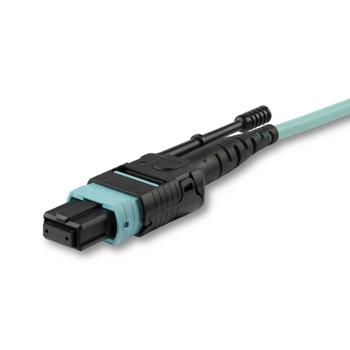 STARTECH 5M MPO / MTP FIBER OPTIC CABL OM3 40GB - PUSH/PULL TAB CABL (MPO12PL5M)