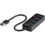 STARTECH 4-PORT USB 3.0 HUB - 4X USB-A WITH INDIVIDUAL ON/OFF SWITCHES PERP