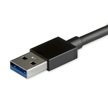 STARTECH StarTech.com USB3 4 Port Hub with On and Off Switches (HB30A4AIB)