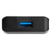 StarTech 4 Port USB C Hub w/ 3x USB A & 1x USB C, SuperSpeed 10Gbps USB Type-C, USB 3.1/3.2 Gen 2 Hub, USB Bus Powered, Compact USB-C to USB Adapter Hub, Portable/ Laptop Hub, Aluminum - Windows/ macOS/ Linux (HB (HB31C3A1CB)
