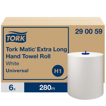 TORK 290059 Matic Universal H1 håndklæderulle hvid 6ruller (290059)
