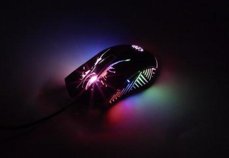 MANHATTAN MH RGB LED Wired Optical USB Gaming Mouse, Black (190220)