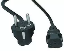 Hewlett Packard Enterprise HP 16A C19 - EU / Schuko / IEC 83 C4 (CEE7-VII) Power Kabel zum Anschluss von Geräten (Server, PDU, USV, etc.), 3.6 Meter (1er Pack)