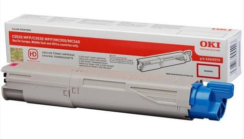 OKI C3520MFP C3530MFP MC350 MC360 toner cartridge magenta standard capacity 2.500 pages 1-pack (43459370)