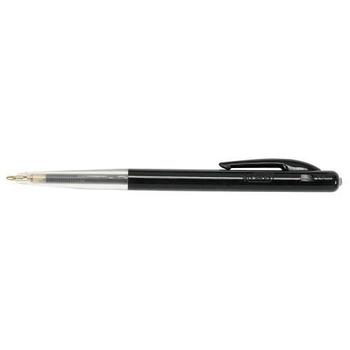 BIC M10 Clic Retractable Ballpoint Pen 1mm Tip 0.32mm Line Black (Pack 50) - 1199190125 (1199190125)