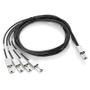 Hewlett Packard Enterprise HPE Mini SAS Cable 4x1 External 2m