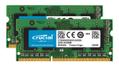 CRUCIAL - DDR3L - 8 GB: 2 x 4 GB - SO-DIMM 204-pin - 1600 MHz / PC3-12800 - CL11 - 1.35 V - unbuffered - non-ECC