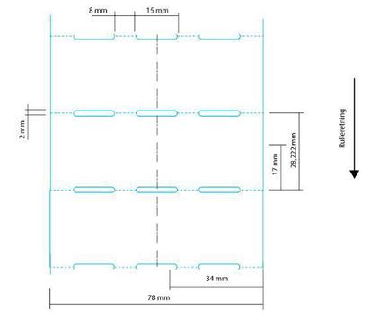 Capture 78x28 termo White, TSC/ Z (24432-AA-1)