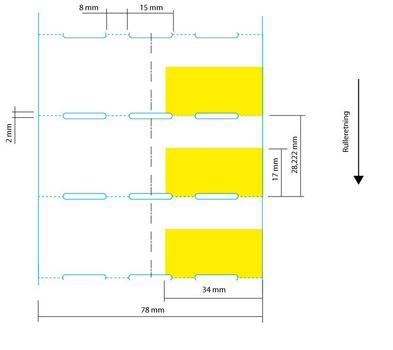 CAPTURE 78x28 termo yel prisfe (24432-BA-1)