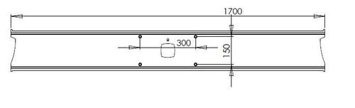 UNICOL PZ Twin Back plate FIN002632 (UC-101400)