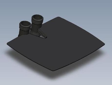 UNICOL VP1 hylle 40x50 CM (metall) (UC-102651)