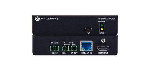 Atlona UHD HDMI Receiver 40/70m HDBaseT (AT-UHD-EX-70C-RX)