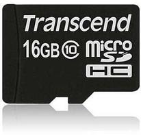 Transcend flashminnekort - 16 GB - microSDHC