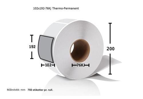 CAPTURE 102x192 mm. Postetikett B76 (POSTETIKETT 76)
