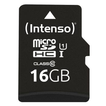 INTENSO SD MicroSD Card 16GB SD-HC UHS-I (3423470)