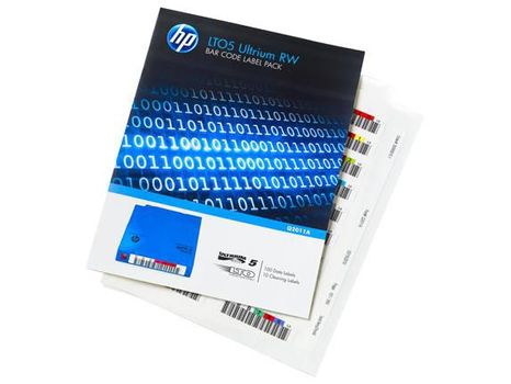 Hewlett Packard Enterprise HPE Ultrium 5 WORM Bar Code Label Pack - Streepjescode-etiketten - voorE MSL2024, MSL4048, MSL8096, LTO-5 Ultrium, StoreEver MSL4048 LTO-5, MSL6480 (Q2012A)