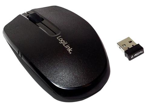 LOGILINK Maus® Cordl. opt. USB 1600dpi/ 2, 4 GHz [bk] (ID0114)