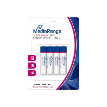 MediaRange AAA / LR03 Batterier til generelt brug (genopladelige) 200mAh (MRBAT141)
