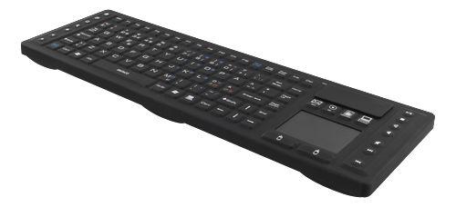 CoreParts rubberized keyboard with touch (TB-503)