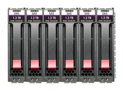 Hewlett Packard Enterprise HPE MSA 7.2TB SAS 10K SFF 6pk HDD Bdl
