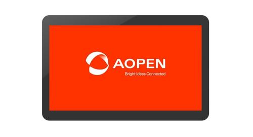 AOPEN 15_6_ eTILE WT15M-FW_ 1920x1080_ 300nits_ Speaker_ Integrated PC_ HD Webcam_ 10p Touch (91.WT300.5W20 $DEL)