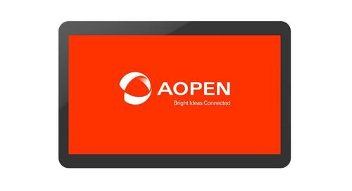 AOPEN 15,6"" eTILE WT15M-FW, 1920x1080,  300nits, Speaker, Integrated PC, HD Webcam, 10p Touch (91.WT300.5W20)