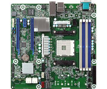 ASROCK MBS AMD AM4 ASRock X470D4U2-2T mATX, 4xD4 3000  USB3.1, 10xSATA3, 2xRJ45 (X470D4U2-2T)