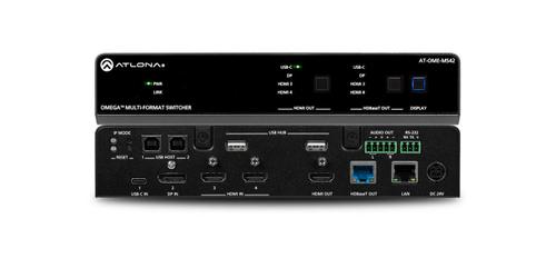 Atlona Omega 4x2 4K/UHD multiformat matrix switcher (AT-OME-MS42)