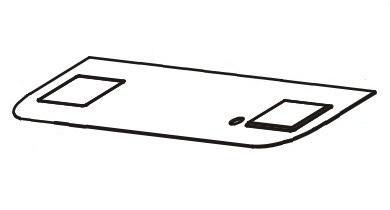 ZEBRA NAMEPLATE,  GX420D (DIRECT THERMAL) (105934-062)