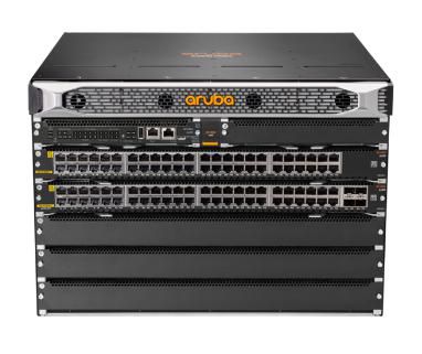 Hewlett Packard Enterprise HPE Aruba 6405 96G CL4 PoE 4SFP56 - Switch - L3 - Beheerd - 96 x 10/ 100/ 1000 (PoE+) + 4 x 1 Gigabit / 10 Gigabit / 25 Gigabit / 50 Gigabit SFP56 (uplink) - rack-uitvoering - PoE+ (2880 W) - voor P/N:  (R0X29A)