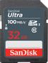 SANDISK Ultra 32GB SDHC Mem Card 100MB/s
