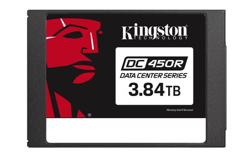 KINGSTON n Data Center DC450R - SSD - encrypted - 3.84 TB - internal - 2.5" - SATA 6Gb/s - 256-bit AES - Self-Encrypting Drive (SED) (SEDC450R/3840G)