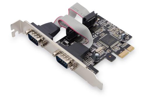 DIGITUS Serial I/ O.2-port. PCIexpress Add-On card 2 X DB9  (DS-30000-1)