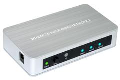 MICROCONNECT HDMI 2.0 Switch 3 to 1 way