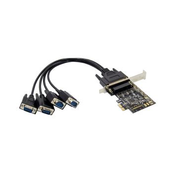MICROCONNECT PCIe 4S DB9 RS232 Serial Card (MC-PCIE-AX99100)