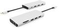 eSTUFF 12-in-1 Triple Display Mobile USB-C dock for PC and tablets (ES623009)