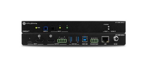 Atlona Omega 4K/UHD meeting hub with USB-C and HDMI inputs and HDMI output (AT-OME-MH21)