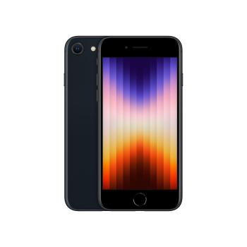 APPLE iPhone SE (3rd generation) - 5G smartphone - dual-SIM / Internal Memory 128 GB - LCD display - 4.7" - 1334 x 750 pixels - rear camera 12 MP - front camera 7 MP - midnight (MMXJ3B/A)