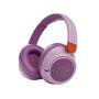 JBL JR 460NC, Trådløse over-ear hodetelefoner for barn (rosa) Trådløse øredekkende hodetelefoner med støyreduksjon for barn, JBL Safe Sound