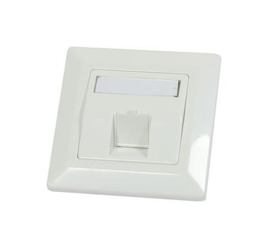 SYNERGY Keystone, Modulträger,  UP Dosen für 1xTP-Modul,  Reinweiss,  Eckiger Aussenrahmen,  Synergy 21, (S216322V2)