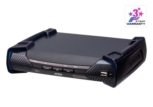 ATEN N KE6900AR DVI-I Single Display KVM over IP Receiver - KVM / audio / serial / USB extender - receiver - 1GbE - USB - 1000Base-X - up to 10 km - for P/N: CS1144DP4UN (KE6900AR)