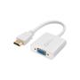MICROCONNECT Adapter HDMI - VGA M/F, White MICRO
