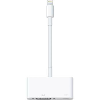 APPLE Adapterkabel - VGA - Lightning hane till 15 pin D-Sub (DB-15) hona - för iPad/ iPhone/ iPod (Lightning) (MD825ZM/A)