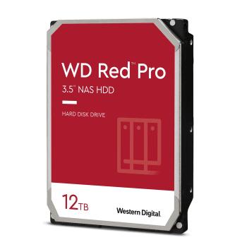 WESTERN DIGITAL WD Red Pro NAS Hard Drive WD121KFBX - Hard drive - 12 TB - internal - 3.5" - SATA 6Gb/s - 7200 rpm - buffer: 256 MB (WD121KFBX)