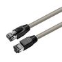MICROCONNECT CAT8.1 S/FTP 0,25m Grey LSZH 