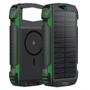 4smarts UltiMag Powerbank with Solar Cells, 20000mAh - Green