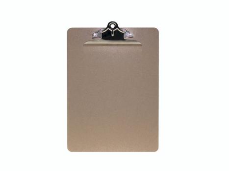 BNT Clipboard A4 MDF m/kraftig klemme brun (230020)