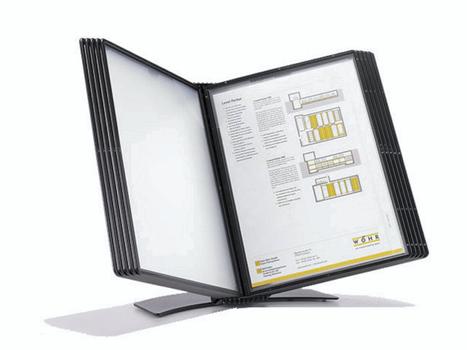 BNT Registersystem A5 Easymount t/10 lommer sort bordmodel (282010)