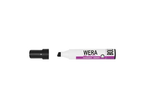 BNT Marker WERA sort permanent kantet spids 2-10mm (483510*10)